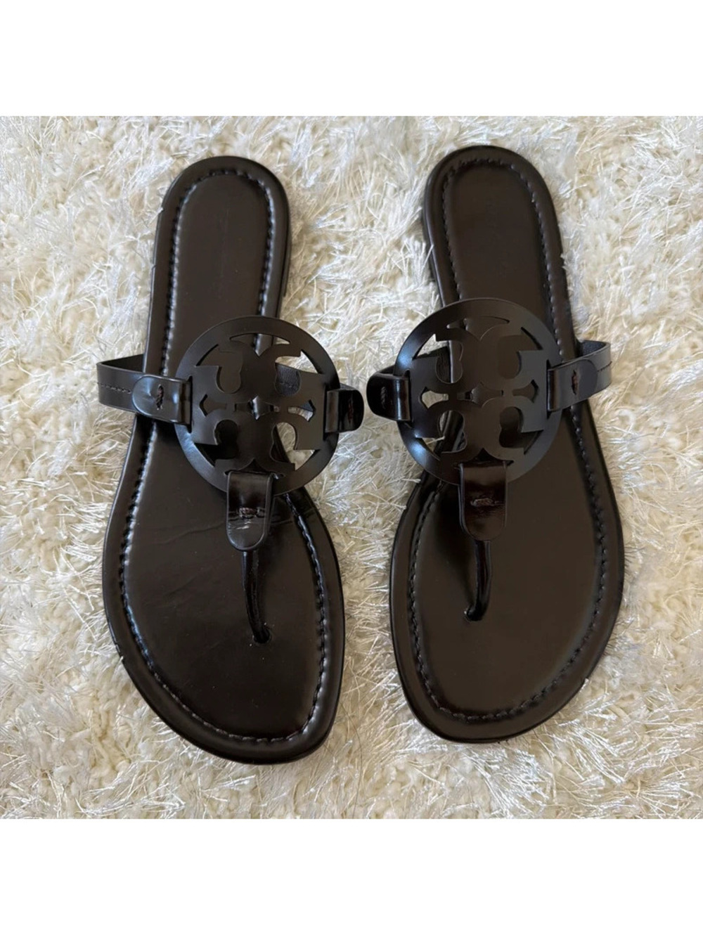 Tory Burch brown miller sandals size 8